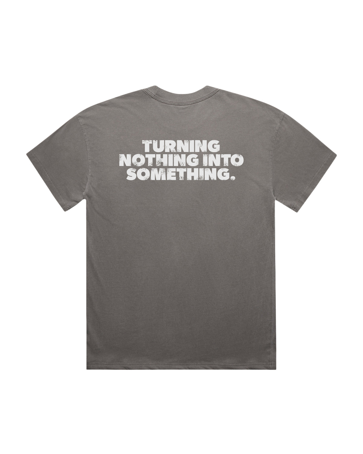 TNIS GREY AND WHITE TEE