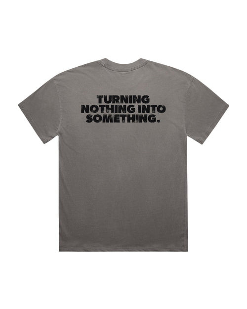 TNIS GREY AND BLACK TEE