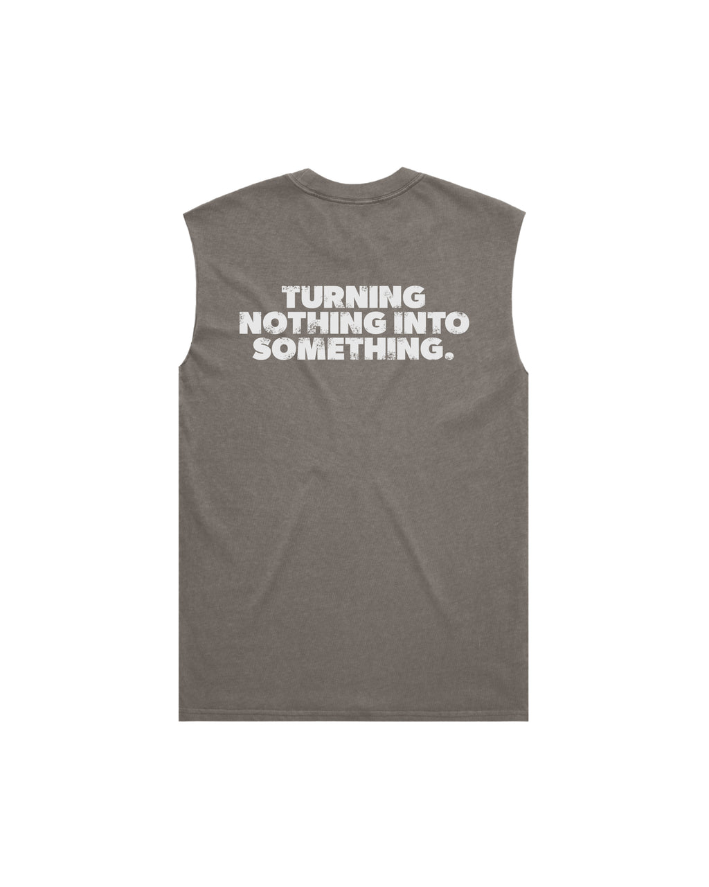 FADED NOTHING GREY AND WHITE VEST