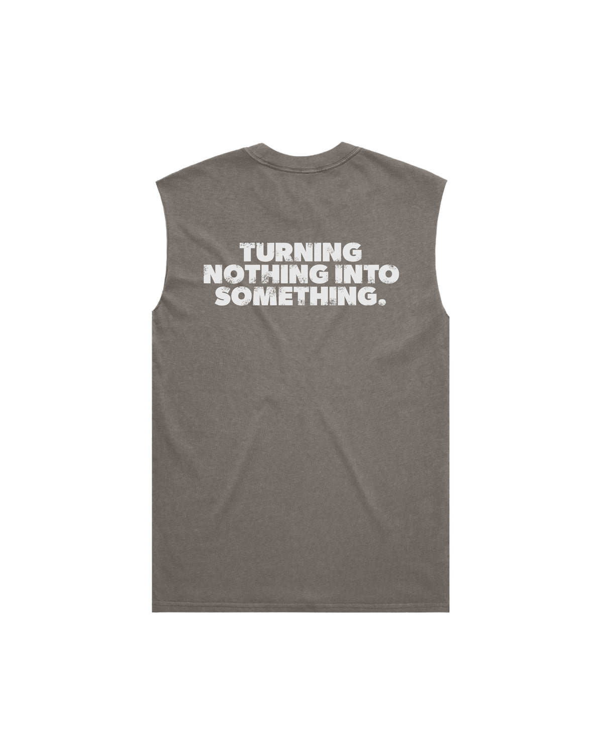 FADED NOTHING GREY AND WHITE VEST