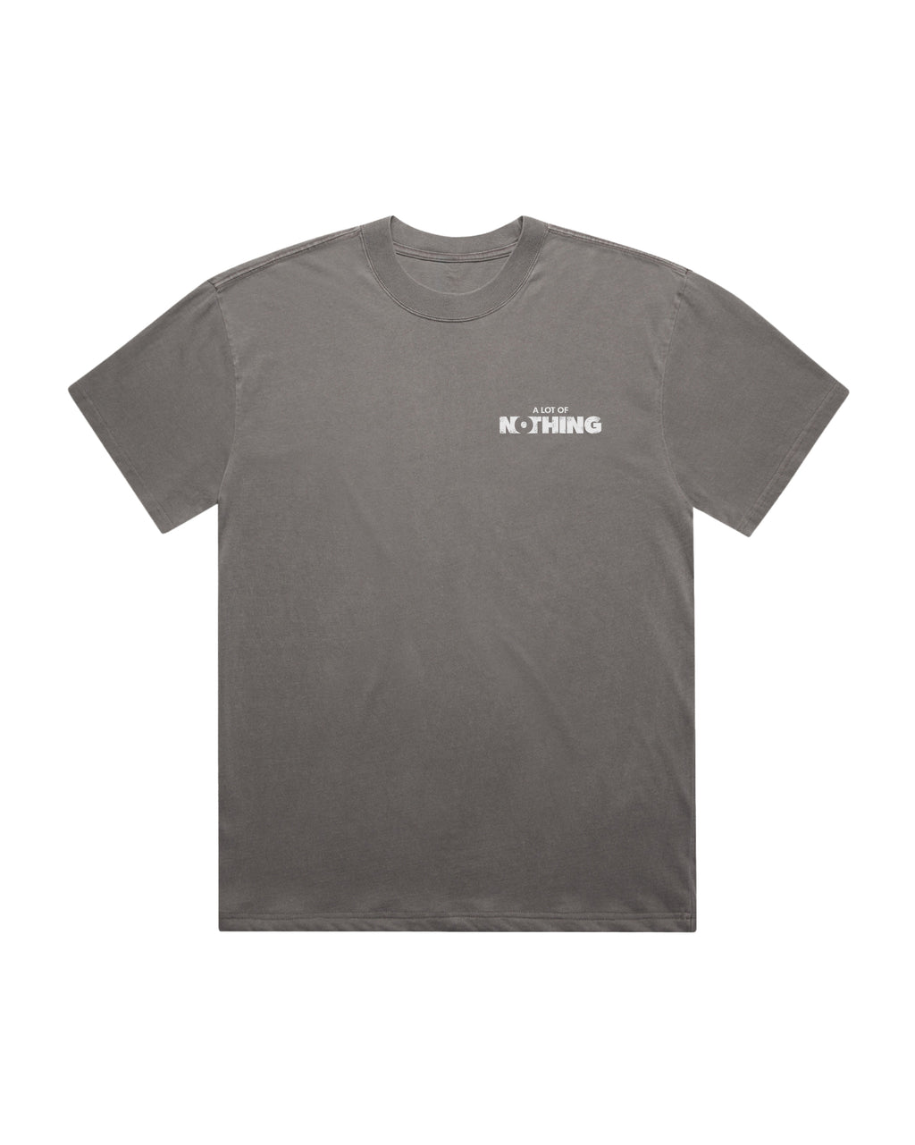 TNIS GREY AND WHITE TEE
