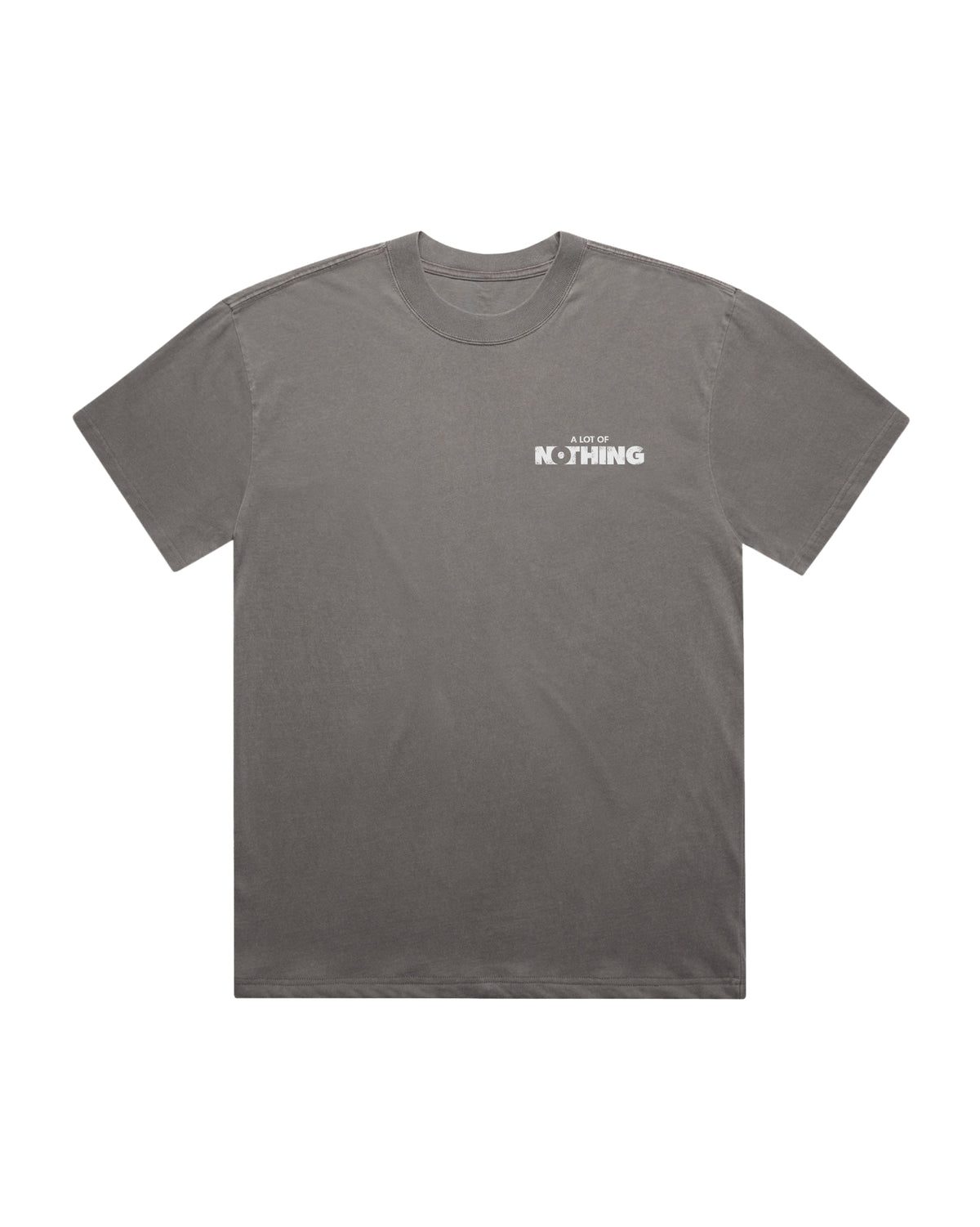 TNIS GREY AND WHITE TEE